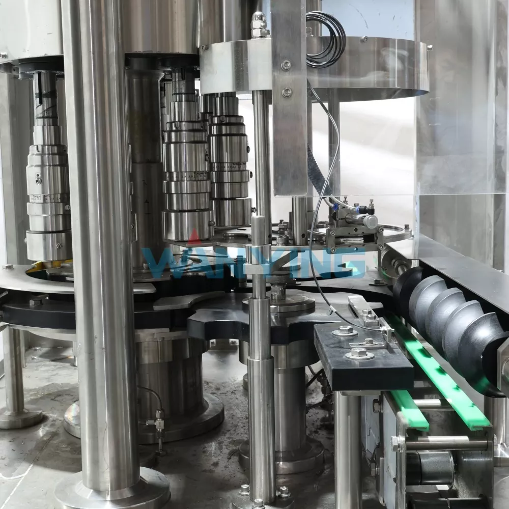 Capping machine for fermented bean curd jars