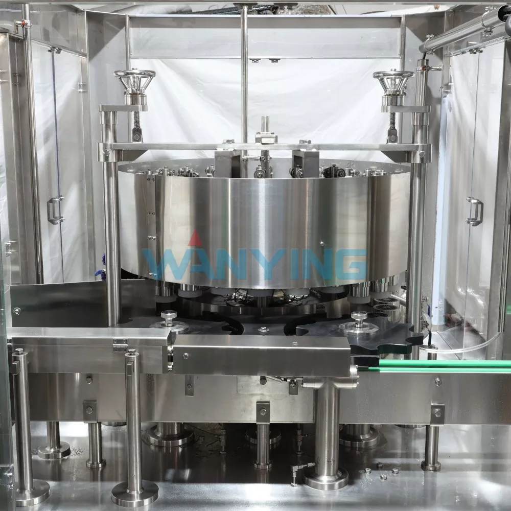 Fermented bean curd jar mouth cleaning machine